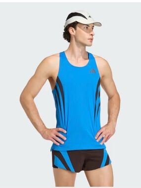 🆕 Adidas ADIZERO ARCHIVE RUNNING TANK TOP T-SHIRT Large
